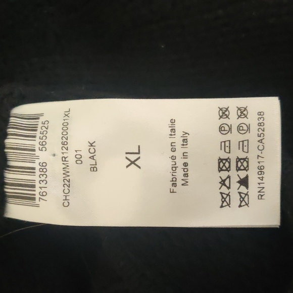 Chloe Off-the-Shoulder Cutout Wool and Cashmere Dress in Black FW22 XL - Picture 8 of 8